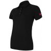 Dámske funkčné tričko s krátkym rukávom a golierom SENSOR Merino Active Polo black L Dámske funkčné tričko s krátkym rukávom a golierom SENSOR Merino Active Polo black L