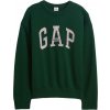 GAP V-JPN Athletic Logo Intarsia Crew tmavo zelená GAP V-JPN Athletic Logo Intarsia Crew tmavo zelená