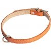COBBYS PET Obojok z pravej kože podšitý