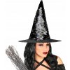 Klobúk čarodejnice obojstranný čierny Klobúk čarodejnice obojstranný čierny