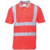 PORTWEST HI-VIS S477 / Reflexná funkčná polokošeľa - HV červená L PORTWEST HI-VIS S477 / Reflexná funkčná polokošeľa - HV červená L