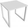 Hobis Pracovný stôl UNI O, 80x75,5x80 cm, biela/biela Hobis Pracovný stôl UNI O, 80x75,5x80 cm, biela/biela