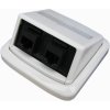 Dvojitá zásuvka ABB TANGO 2xRJ45 Cat5e UTP biela, BKkeys - ABB Tango 2410 Dvojitá zásuvka ABB TANGO 2xRJ45 Cat5e UTP biela, BKkeys - ABB Tango 2410