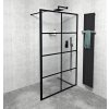 GELCO CURE BLACK sprchová zástena 1400 číre sklo CB140