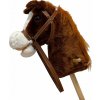 Hobby Horse se zvukem a kolečky Bruno Baby Mix Brown Hobby Horse se zvukem a kolečky Bruno Baby Mix Brown