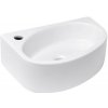 Rohové umývadielko Glacera Bigio 42x29,5 cm otvor pre batériu vľavo BG4229L Rohové umývadielko Glacera Bigio 42x29,5 cm otvor pre batériu vľavo BG4229L