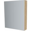 Mereo, Mereo Kúpeľňová zrkadlová skrinka 80 cm, galerka, 2 x dvierka, Multidecor, Dub olejovaný, MER-CN798G82DUO1 Mereo, Mereo Kúpeľňová zrkadlová skrinka 80 cm, galerka, 2 x dvierka, Multidecor, Dub olejovaný, MER-CN798G82DUO1