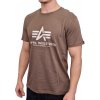 Alpha Industries Basic T Shirt Taupe tričko pánske Farba: hnedá, piesková, Veľkosť: 3XL Alpha Industries Basic T Shirt Taupe tričko pánske Farba: hnedá, piesková, Veľkosť: 3XL