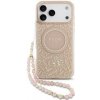 Kryt na mobil Guess IML Flowers Allover Strap MagSafe Zadní Kryt pro iPhone 17 Pro Max Pink Kryt na mobil Guess IML Flowers Allover Strap MagSafe Zadní Kryt pro iPhone 17 Pro Max Pink