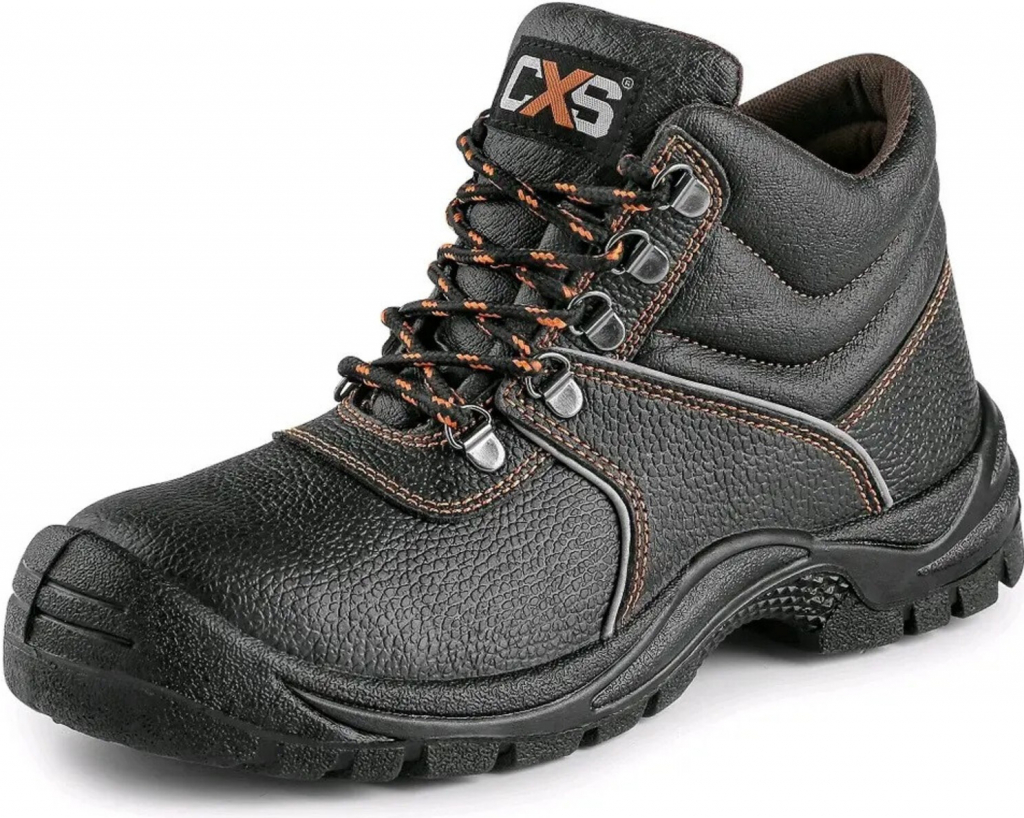 CXS Stone Marble S3 SRC obuv čierna/oranžová