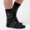 Heat Holders pánske termo ponožky Astana prúžkované Čierne
