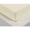 XPOSE® Jersey plachta Exclusive - vanilková 120x200 cm, Jersey XPOSE® Jersey plachta Exclusive - vanilková 120x200 cm, Jersey