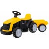 JOKO Elektrický traktor s vlečkou, nosnosť 25kg, žltý JOKO Elektrický traktor s vlečkou, nosnosť 25kg, žltý