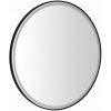 Sapho KADRIS guľaté zrkadlo s LED osvetlením, ø 80cm, čierna mat KD080 Sapho KADRIS guľaté zrkadlo s LED osvetlením, ø 80cm, čierna mat KD080