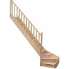 Mlynárske schody Minka Home, smrekové drevo pravé zatočenie Mlynárske schody Minka Home, smrekové drevo pravé zatočenie
