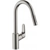 Hansgrohe Focus M41 - Drezová batéria M4116-H240 s výsuvnou spŕškou, sBOX, vzhľad nehrdzavejúcej oce - 73880800 Hansgrohe Focus M41 - Drezová batéria M4116-H240 s výsuvnou spŕškou, sBOX, vzhľad nehrdzavejúcej oce - 73880800
