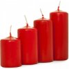 Adventné postupné sviečky červené 4 ks Adventné postupné sviečky červené 4 ks
