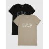 GAP T-shirt with logo, 2 pcs - Women's čierna | šedá | krémová M GAP 1200147106125 GAP T-shirt with logo, 2 pcs - Women's čierna | šedá | krémová M GAP 1200147106125
