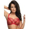 Nevystužená podprsenka GORSENIA K 496 Paradise červená 90F Nevystužená podprsenka GORSENIA K 496 Paradise červená 90F
