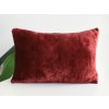 XPOSE® Mikroplyšová obliečka na vankúš - vínová 70x90 cm, Mikroplyš XPOSE® Mikroplyšová obliečka na vankúš - vínová 70x90 cm, Mikroplyš