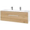 Dreja Umývadlová skrinka ASTON SZZ 120 - N01 Biela lesk / Úchytka T01 / D22 Karamel Dreja Umývadlová skrinka ASTON SZZ 120 - N01 Biela lesk / Úchytka T01 / D22 Karamel