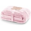 Deka z mikrovlákna DecoKing Mic púdrovoružová, veľkosť 70x150 Deka z mikrovlákna DecoKing Mic púdrovoružová, veľkosť 70x150