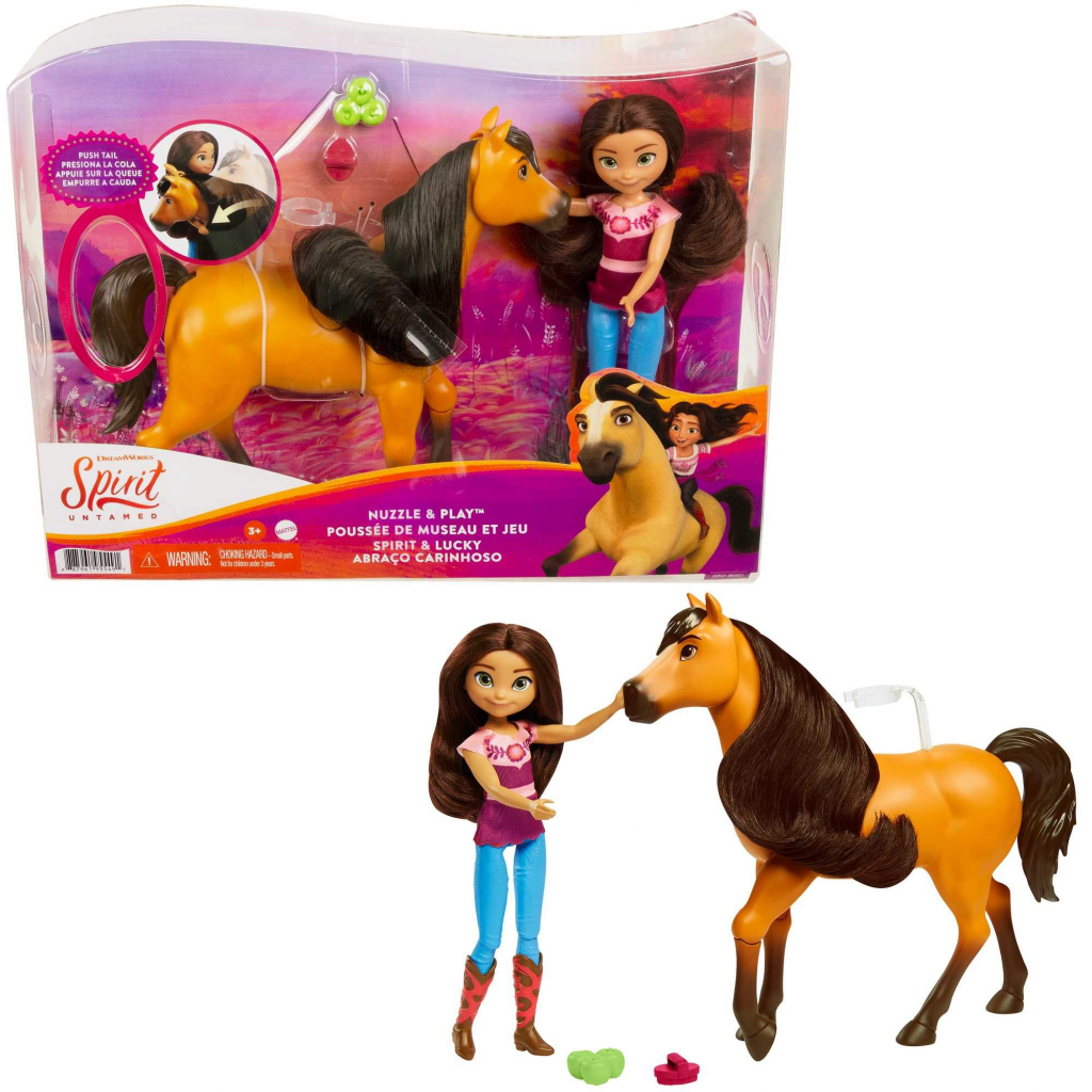 Mattel Spirit s koňom Lucky a Spirit
