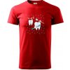 Zubárske tričko - kefka a jedlo - Klasické pánske tričko vyššej gramáže - 3XL ( Červená ) Zubárske tričko - kefka a jedlo - Klasické pánske tričko vyššej gramáže - 3XL ( Červená )