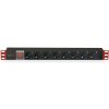 THL Techly I-CASE STRIP-81UD PDU rozvádzač napájania 8 x sieťová zásuvka 1U čierna, červená THL Techly I-CASE STRIP-81UD PDU rozvádzač napájania 8 x sieťová zásuvka 1U čierna, červená