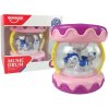 LEAN TOYS Farebný bubon s kolotočom, zvuky zvierat, ružová LEAN TOYS Farebný bubon s kolotočom, zvuky zvierat, ružová