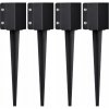 VEVOR Záhradný kolík 4 ks 113x113x610MM Kov na plotové stĺpiky VEVOR Záhradný kolík 4 ks 113x113x610MM Kov na plotové stĺpiky