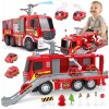 Hasičské auto s pohonom, zvukmi a svetlami pre deti 1189-45 Hasičské auto s pohonom, zvukmi a svetlami pre deti 1189-45