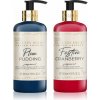 Baylis & Harding The Fuzzy Duck Cranberry tekuté mydlo na ruky 300 ml + Plum Pudding mlieko na ruky 300 ml kozmetická sada Baylis & Harding The Fuzzy Duck Cranberry tekuté mydlo na ruky 300 ml + Plum Pudding mlieko na ruky 300 ml kozmetická sada