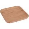 Excellent Houseware Drevený servírovací podnos Bruce 17x17 cm