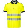 Portwest T180 PW3 Hi-Vis Reflexná polokošeľa žltá/tmavomodrá 2XL Portwest T180 PW3 Hi-Vis Reflexná polokošeľa žltá/tmavomodrá 2XL