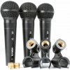 Vonyx VX1800S Dynamický mikrofónny set 3 ks Vonyx VX1800S Dynamický mikrofónny set 3 ks