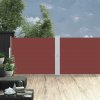 Zaťahovacia bočná markíza na terasu 140x1200 cm, hnedá Zaťahovacia bočná markíza na terasu 140x1200 cm, hnedá