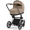 Cybex Priam Set Cozy Beige Podvozok: Chrome/Brown Cybex Priam Set Cozy Beige Podvozok: Chrome/Brown
