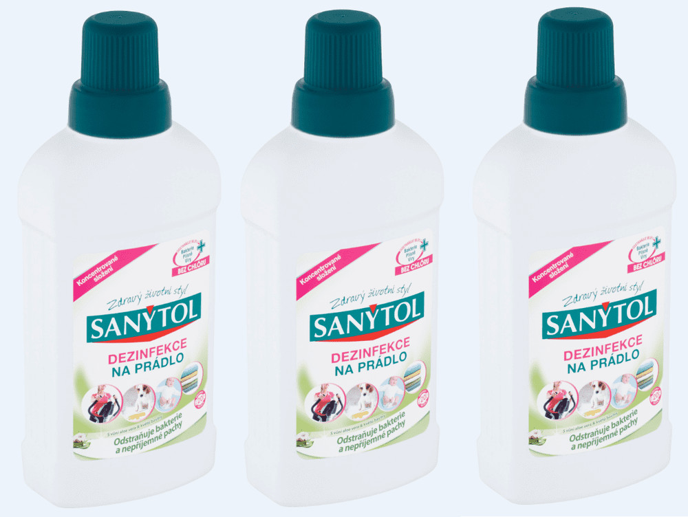 Sanytol dezinfekcia na bielizeň 3 x 500 ml