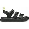 Geox detské sandále z ekologickej kože čierne, veľkosť 36 Geox detské sandále z ekologickej kože čierne, veľkosť 36
