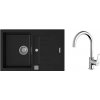 K-StrongSinks S3 Set drez Vardar 780x500mm granit čierna + Batéria Rhona chrom K-StrongSinks S3 Set drez Vardar 780x500mm granit čierna + Batéria Rhona chrom