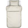 Posteľná bielizeň Classic Stripe s obliečkou na vankúš 80 x 80 cm zapínanie na zips 155 x 220 cm béžovo-krémová Posteľná bielizeň Classic Stripe s obliečkou na vankúš 80 x 80 cm zapínanie na zips 155 x 220 cm béžovo-krémová
