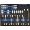 GEKO Kazeta - sada nástrčných hlavíc a bitov Torx 102el. CRV(3) G10833B GEKO Kazeta - sada nástrčných hlavíc a bitov Torx 102el. CRV(3) G10833B