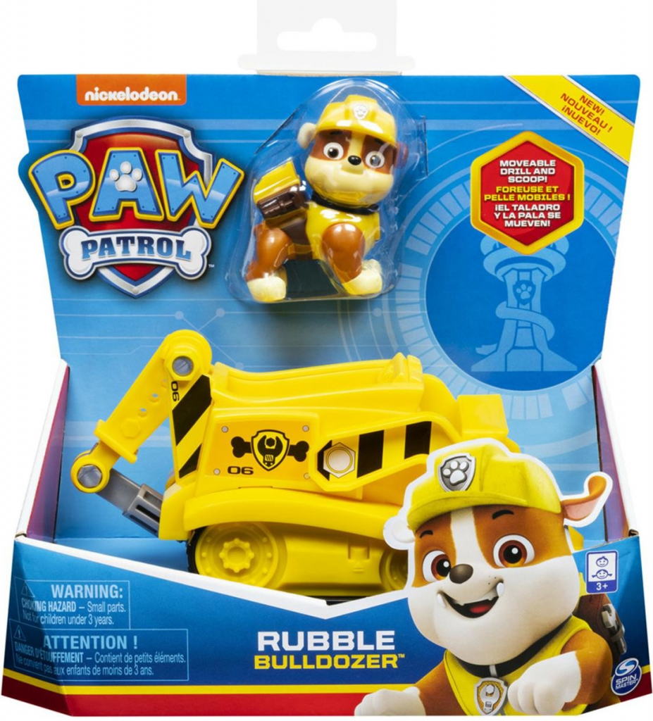 Spin Master Paw Patrol Základné vozidlá Rubble