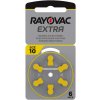 Rayovac Extra Advanced typ 10 PR70 do načúvadiel 1,45 V 6 ks 10AUX-6XEMF
