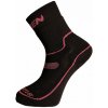 HAVEN Cyklistické ponožky klasické - POLARTIS - čierna/ružová 40-41 HAVEN Cyklistické ponožky klasické - POLARTIS - čierna/ružová 40-41