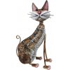 Dekorácia MagicHome Mecco, Mačka, plech, 30,5x16x40,5 cm Dekorácia MagicHome Mecco, Mačka, plech, 30,5x16x40,5 cm