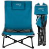 Skládací plážové křeslo NILS Camp NC3306 modré/šedé Skládací plážové křeslo NILS Camp NC3306 modré/šedé