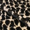 Umelá kožušina krémová, čierne škvrny, š.155 Umelá kožušina krémová, čierne škvrny, š.155