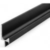 Hliníkový narážací profil Kama 3000, čierna matná 3000mm Hliníkový narážací profil Kama 3000, čierna matná 3000mm